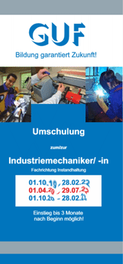 Umschulung Industriemechaniker (m/w/d) Fachrichtung Instandhaltung